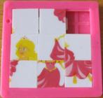 roze schuifpuzzel - schuifspelletje met prinses, Hobby en Vrije tijd, Denksport en Puzzels, Ophalen of Verzenden, Minder dan 500 stukjes