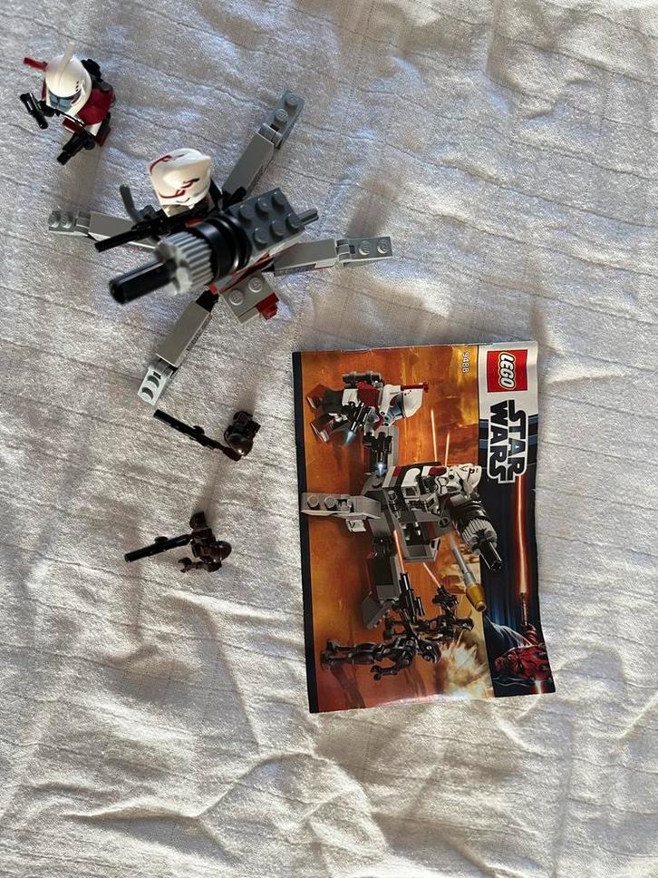 Lego Star Wars 9488 Elite Clone Trooper & Commando Droid, Kinderen en Baby's, Speelgoed | Duplo en Lego, Zo goed als nieuw, Lego