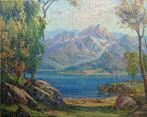 zeer grote Klaus-puzzel, bergmeer met bergtoppen ca 1940-42, Ophalen of Verzenden