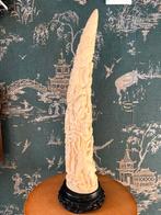 Vintage chinese imitatie olifanten slagtand., Verzamelen, Ophalen of Verzenden