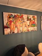 Dikke dames, Antiek en Kunst, Kunst | Schilderijen | Modern, Ophalen of Verzenden
