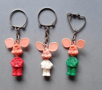 3 sleutelhangers Topo Gigio beschikbaar voor biedingen