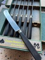 12 Friedr. Herder Abr.Sohn Solingen messen in doos, Antiek en Kunst, Antiek | Bestek, Ophalen of Verzenden