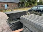 Golfplaten Eternit 200st. 153cm gebruikt Asbestvrij, Ophalen, Gebruikt, Zwart, 15 m² of meer