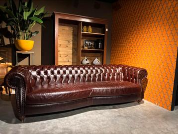 Chesterfield 5 zits Bank Castle Kent 2.80 mtr. beschikbaar voor biedingen