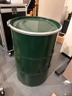 Groene metalen olievat met deksel en klemring, Ophalen of Verzenden, Nieuw