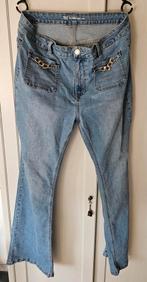 M&S Flared Jeans - Blauw - Maat 44, Blauw, Ophalen of Verzenden, Zo goed als nieuw, W33 - W36 (confectie 42/44)