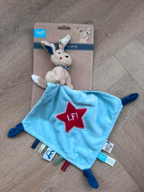 Lief! Knuffeldoekje to go friend, Kinderen en Baby's, Speelgoed | Knuffels en Pluche, Nieuw, Hond, Ophalen of Verzenden