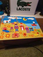 Sinterklaas puzzel sint en piet houten puzzel, Ophalen of Verzenden, Zo goed als nieuw