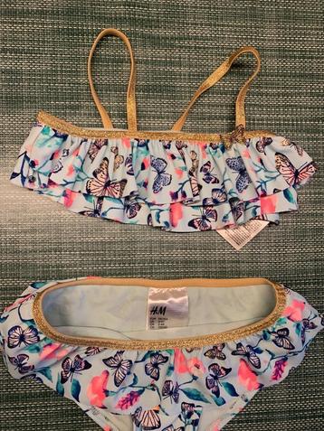 Bikini met vlinders H&M mt 98-104 beschikbaar voor biedingen
