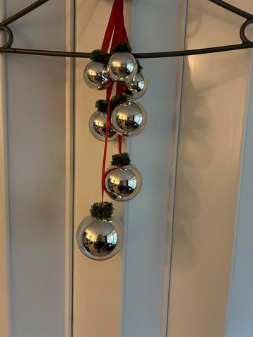 Oude Vintage kerstballen glas beschikbaar voor biedingen