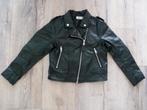 H&M bikerjack zwart maat 128, Meisje, H&M, Ophalen of Verzenden, Zo goed als nieuw