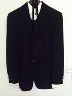 3 delige zwarte pak, Kleding | Heren, Ophalen of Verzenden, Zo goed als nieuw, Zwart