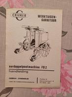 Handleiding aardappelpootmachine Cramer FD2, Ophalen of Verzenden, Gelezen, Tractor en Landbouw