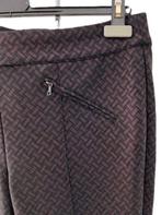 CAMBIO RAINBOW pantalon 44 bruin blauw bonded travelstof, Kleding | Dames, Broeken en Pantalons, Cambio, Maat 42/44 (L), Zo goed als nieuw