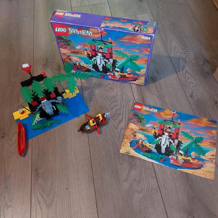 Lego Pirates 6264 Forbidden Cove - 99% Compleet, Kinderen en Baby's, Speelgoed | Duplo en Lego, Gebruikt, Lego, Complete set, Ophalen of Verzenden