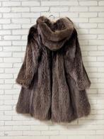 Bontjas van Wasbeer, Kleding | Dames, Jassen | Winter, Ophalen of Verzenden, Zo goed als nieuw, Maat 46/48 (XL) of groter, Grijs