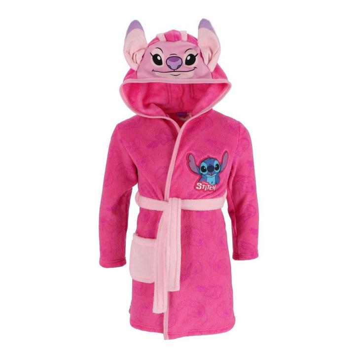Stitch Badjas Roze - Disney - 98/104-110/116-122/128-134/140, Kinderen en Baby's, Kindermode-accessoires, Nieuw, Ophalen of Verzenden