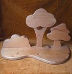 Houten boom Vrije school plank plankje, Verzenden, Gebruikt, Wanddecoratie