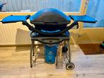 Weber Q barbecue met onderstel, gasfles en accessoires., Ophalen, Gebruikt