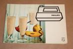Oud receptenboek - Philiips handmixer - Ca 1965, Ophalen of Verzenden, Zo goed als nieuw