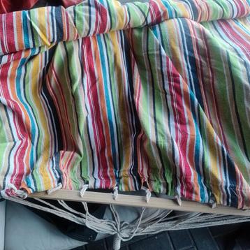 2 persoons Hangmat in de mooiste kleuren( vind ik) beschikbaar voor biedingen
