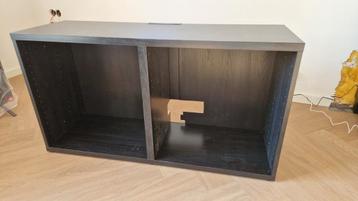 Bestå tv-meubel zwartbruin, 120x40x64cm