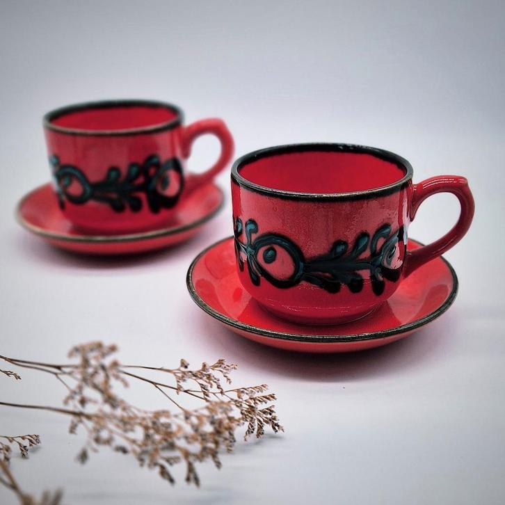 Zell Am Harmersbach Katrin Kop en Schotel - 2 Sets, Huis en Inrichting, Keuken | Servies, Kop(pen) en/of Schotel(s), Overige stijlen