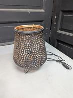 Set van 2 Tafellampen/Nachtlampjes - 31cm, Gebruikt, Ophalen of Verzenden, Minder dan 100 cm, Metaal