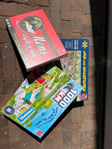 Spellen Collectie: Mens erger je niet, 1000 km & Jan v. Haas beschikbaar voor biedingen