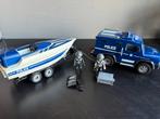 Playmobil Politie Auto & Boot Set 5187, Kinderen en Baby's, Speelgoed | Playmobil, Ophalen of Verzenden, Gebruikt, Complete set