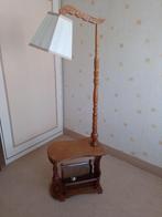 Staande schemerlamp met lectuurbak,vintage, Ophalen, Gebruikt