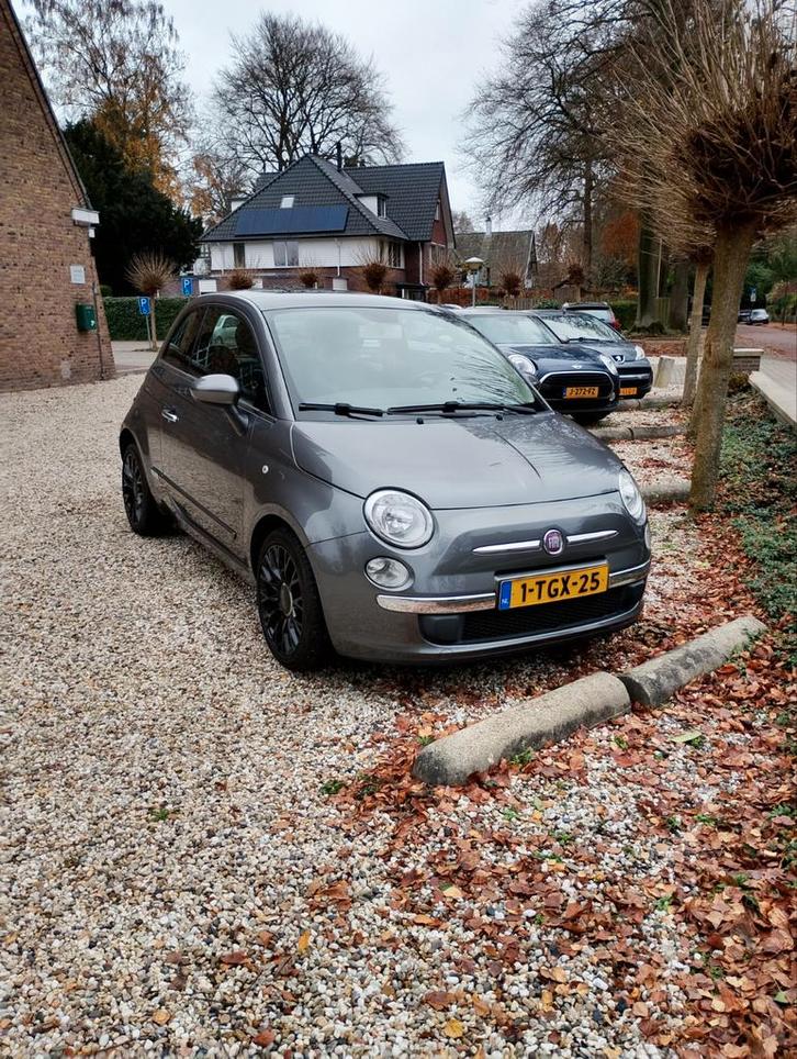 Fiat 500 0.9 Twin Air 2014 Grijs, Auto's, Fiat, Particulier, ABS, Airbags, Airconditioning, Alarm, Bluetooth, Boordcomputer, Centrale vergrendeling