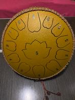 Lotus Tongue drum bijna 31 Cm GROOT goud 13 klanken NIEUW, Verzenden, Nieuw, Melodische percussie