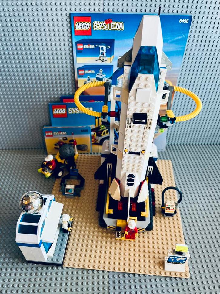 LEGO Space Port 6456 Mission Control, Kinderen en Baby's, Speelgoed | Duplo en Lego, Gebruikt, Lego, Complete set, Ophalen of Verzenden