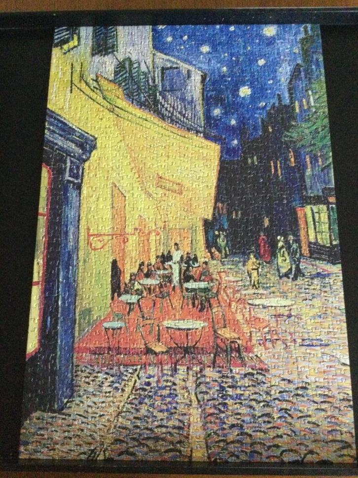 Jigsaw puzzel, Vincent van Gogh "cafe terrace at night" 1000, Hobby en Vrije tijd, Denksport en Puzzels, Nieuw, Ophalen of Verzenden