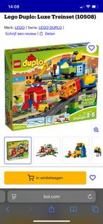 Duplo trein luxe treinset 10508 en 10810, Kinderen en Baby's, Speelgoed | Duplo en Lego, Ophalen of Verzenden, Zo goed als nieuw