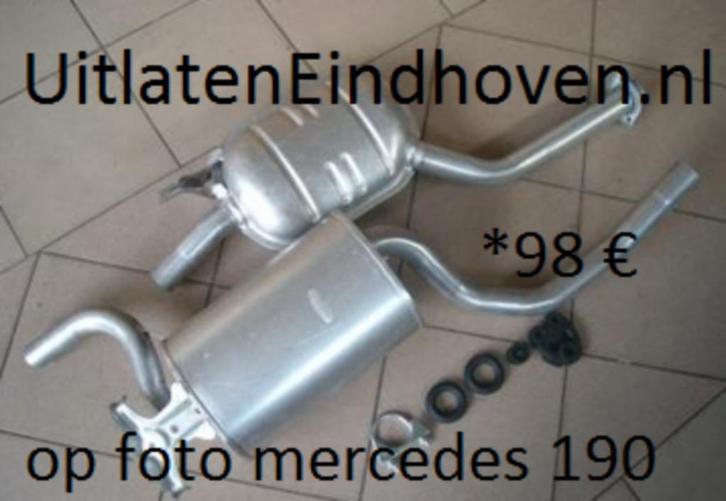 UITLAAT MERCEDES 190 1.8 2.0 2.3 2.0 d 2.5 d, Auto diversen, Overige Auto diversen, Verzenden