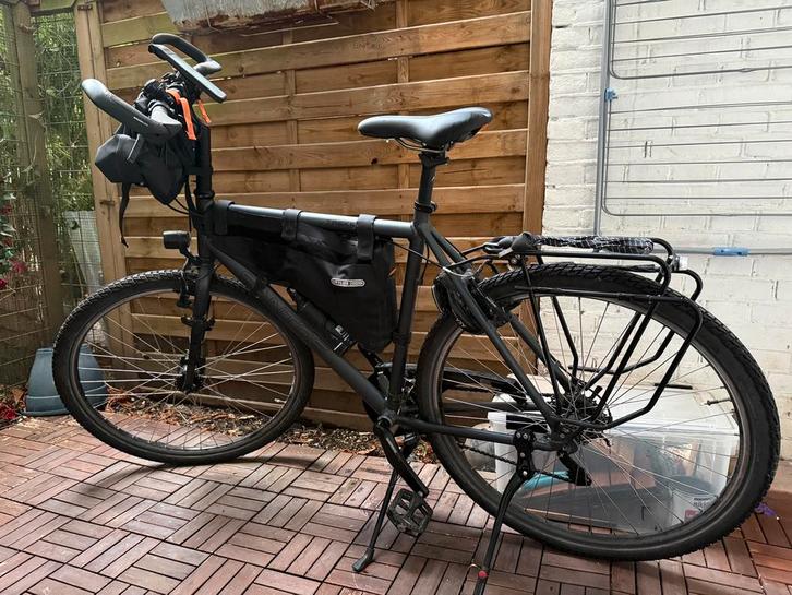 Santos Trekking fiets - 57 inch compleet, Fietsen en Brommers, Fietsen | Heren | Sportfietsen en Toerfietsen, Zo goed als nieuw