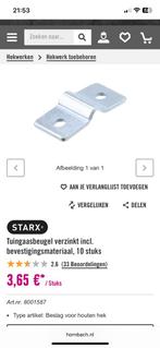 45 stuks Betongaas klemmen voor hedra schutting, Ophalen of Verzenden, Zo goed als nieuw, Minder dan 3 meter
