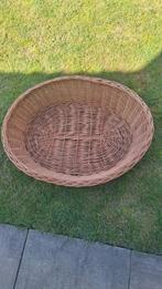 Rotan hondenmand met kussen, Dieren en Toebehoren, Hondenmanden, Ophalen, Nieuw, Riet