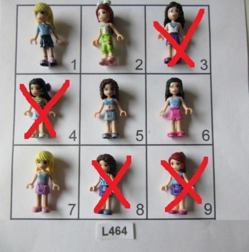 L464 LEGO FRIENDS POPPETJES MEIDEN compleet, 1,85 euro/stuk, Kinderen en Baby's, Speelgoed | Duplo en Lego, Zo goed als nieuw