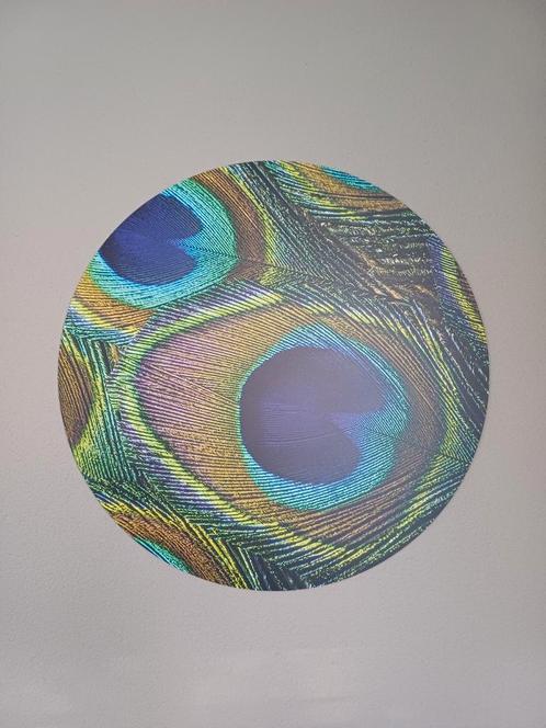 Muurcirkel 80 cm doorsnee / Dibond, Antiek en Kunst, Kunst | Schilderijen | Abstract, Ophalen