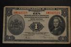 Nederlandsch Indie. 1 gulden 1943, boljet, Ophalen of Verzenden