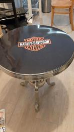 Harley Davidson stijl ronde bijzet tafel, Ophalen of Verzenden, Zo goed als nieuw