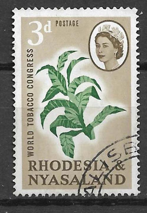 Rhodesia & Nyasaland Malawi 1963 Tabaksplant, Postzegels en Munten, Postzegels | Afrika, Gestempeld, Zimbabwe, Verzenden