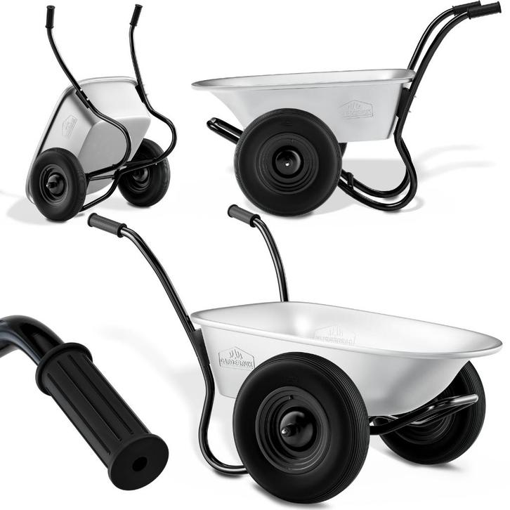 Kruiwagen handkar tuinkar met 2 wielen 100L GRATIS BEZORGD!, Tuin en Terras, Hand-tuingereedschap, Nieuw, Overige soorten, Verzenden