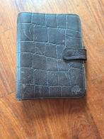 Zwart lederen omslag van Mulberry, Diversen, Agenda's, Ophalen of Verzenden, Zo goed als nieuw