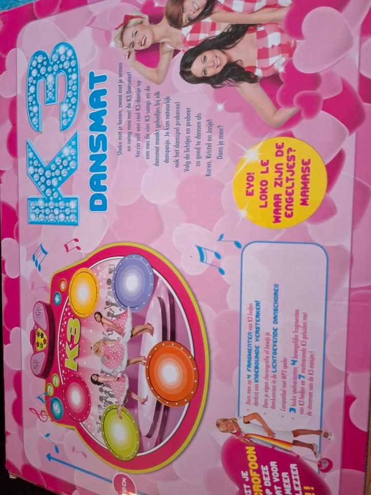 K3 Dansmat - Nostalgie! Zo goed als nieuw!, Hobby en Vrije tijd, Overige Hobby en Vrije tijd, Zo goed als nieuw, Ophalen of Verzenden