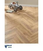 46m2 Waterbestendig Visgraat Laminaat Summer Oak UITVERKOCHT, Bruin, Visgraat laminaat natural eiken kleur, Nieuw, Ophalen of Verzenden